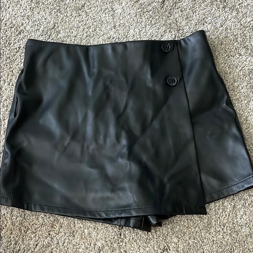 Old Navy Black Wrap Mini Skirt Night Out
